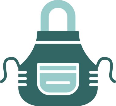 önlük simge vektör çizim 