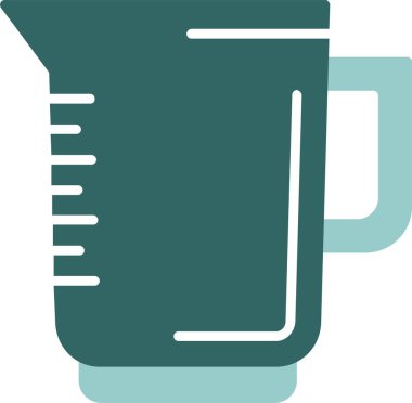 Sürahi. Web basit simgesi illüstrasyonu