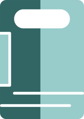 Kesme tahtası web simgesi, basit vektör illüstrasyonu