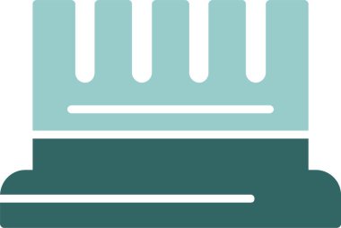 Daha keskin. Web basit simgesi illüstrasyonu