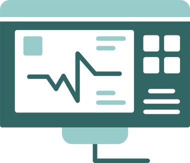 Resim simgesi Ecg okuma vektörü 