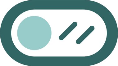 Düğme web simgesini, vektör illüstrasyonunu aç / kapat              