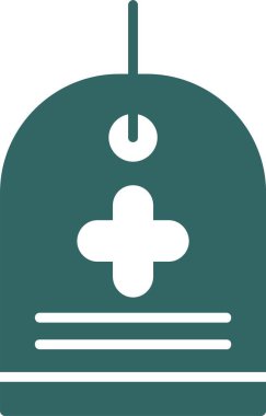 Etiket. Web basit simgesi illüstrasyonu