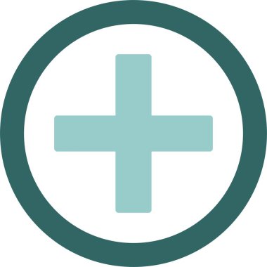 ekle. Web simgesi basit illüstrasyon