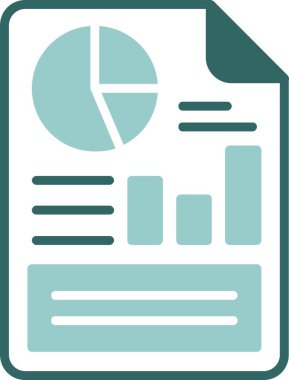 vektör SEO rapor simgesi, illüstrasyon