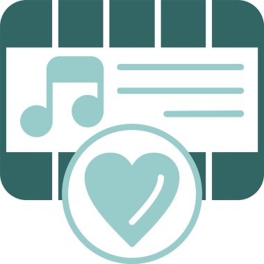 Gibi. Web basit simgesi illüstrasyonu