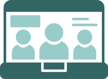 iş web simgesi basit illüstrasyon