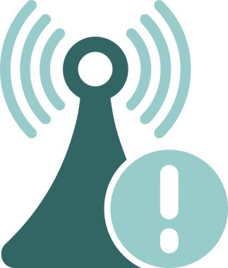 Bağlantı kaybedilmiş web simgesi, basit vektör illüstrasyonu