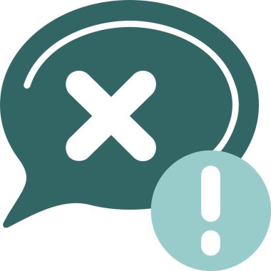 Çapraz ağ simgesi, basit vektör illüstrasyonu