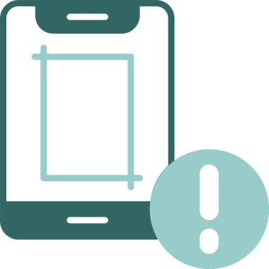 akıllı telefon simgesi, vektör illüstrasyonu basit tasarım