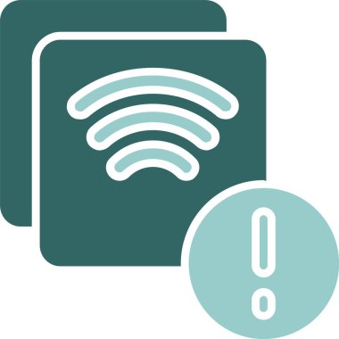 Ekran yansıtma web simgesi basit tasarım