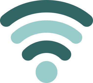 wifi işaret simgesi vektör illüstrasyonu 