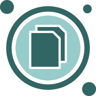 Web simgesi, vektör illüstrasyonunu kopyala              