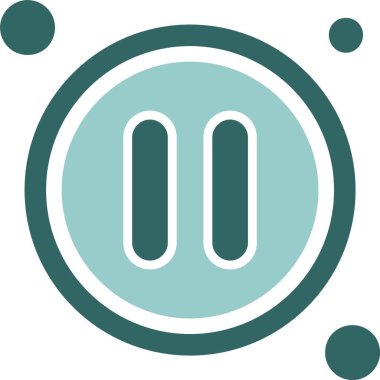 Web simgesi, vektör illüstrasyonunu duraklat              