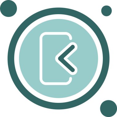 Düğme simgesi, vektör illüstrasyonunu imzala