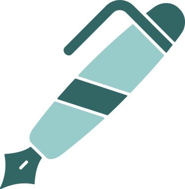 kalem ağı simgesi, basit vektör illüstrasyonu