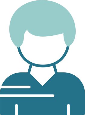 User icon, vector illustration simple design