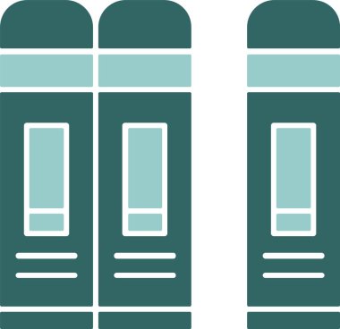 Kitap serisi. Web simgesi basit illüstrasyon