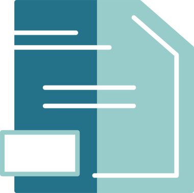  belge web simgesi vektör illüstrasyonu 