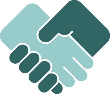 Tokalaşma Simgesi Silueti ve Beyaz Arkaplan Tasviri