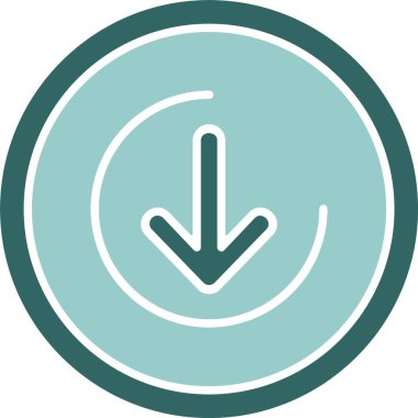 Düz simge, vektör illüstrasyonu indir