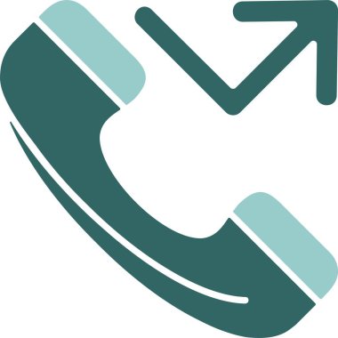 telefon ahizesi simgesi, vektör çizimi basit tasarım