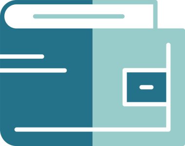 m-cüzdan düz simgesi, vektör, illüstrasyon 