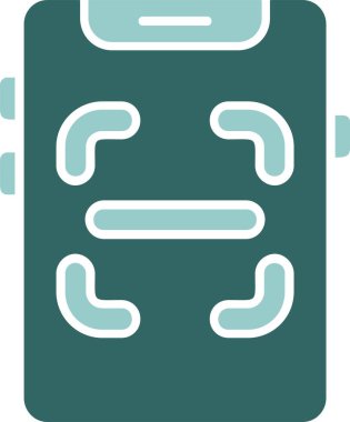 akıllı telefon simgesi, vektör illüstrasyonu basit tasarım