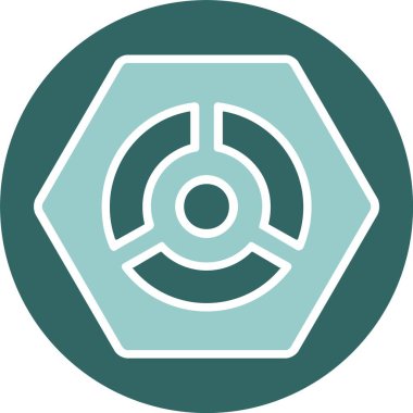 Araç kutusu simgesi. vektör düz illüstrasyon 