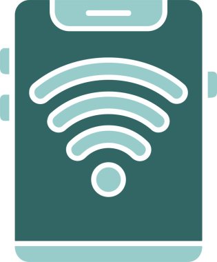 wifi işaret simgesi vektör illüstrasyonu 