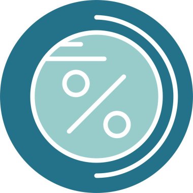 indirimli işaret simgesi modada ana hatlar biçiminde 