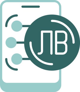 Bulgar Lev web simgesi vektör illüstrasyonu 