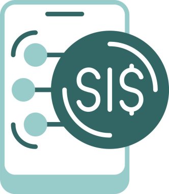 Solomon Adaları dolar işareti vektör illüstrasyonu