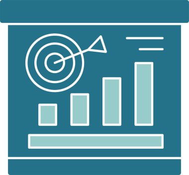 Analiz yassı vektör resimleme tasarımı
