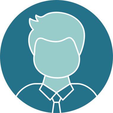 User icon, vector illustration simple design