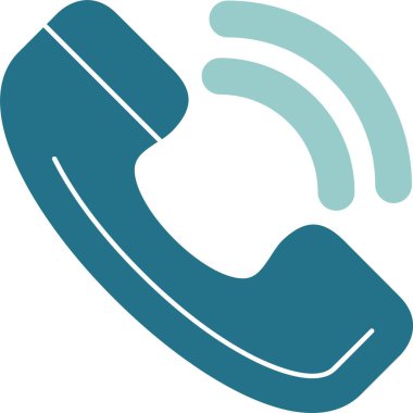 telefon çağrısı web simgesi vektör illüstrasyonu 