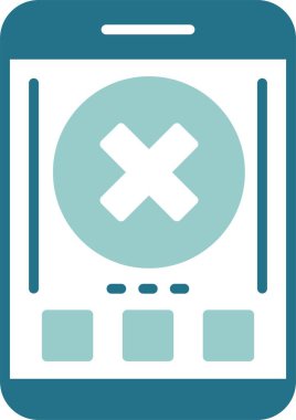 Simgeyi kapat, vektör illüstrasyonu basit tasarım