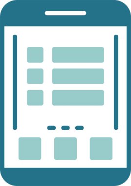 menü simgesi, vektör illüstrasyonu basit tasarım