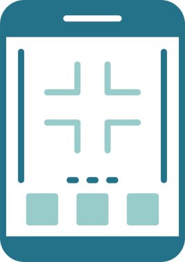 Tam ekran simgesinden çık, vektör illüstrasyonu basit tasarım