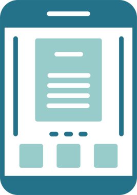 belge simgesi, vektör illüstrasyonu basit tasarım