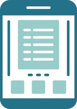 List icon, vector illustration simple design