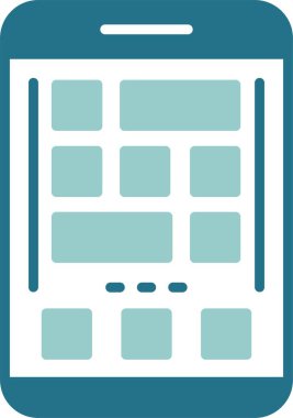 Izgara Simgesi, vektör illüstrasyonu basit tasarım