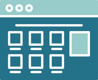 E-ticaret hattı simgesi. Çevrimiçi pazarlama simgesinin modern ince çizgi biçiminde vektör illüstrasyonu