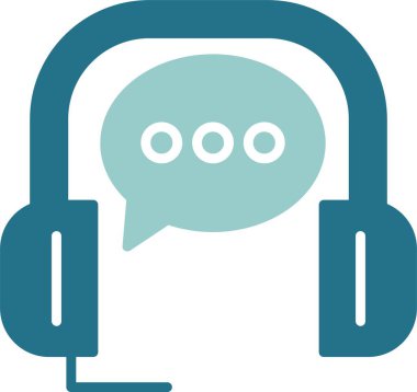 Sohbet. Web tasarım vektörü simgesi.