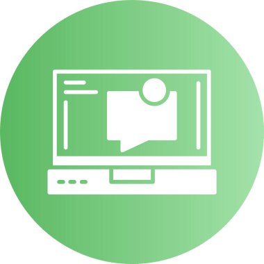 İletilerin vektör illüstrasyon simgesi 