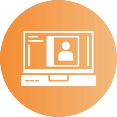 İletişim bilgileri simgesi, kartvizit ve web sitesi için vektör