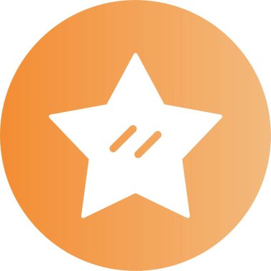 Favori Satır Simgesi. Web Sitesi için Basit Yer İmi Simgesi, Mobil Ui Tasarımı.