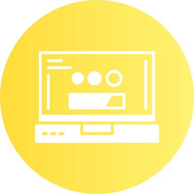 Web arayüzü simgesi yükleniyor - taslak biçimi