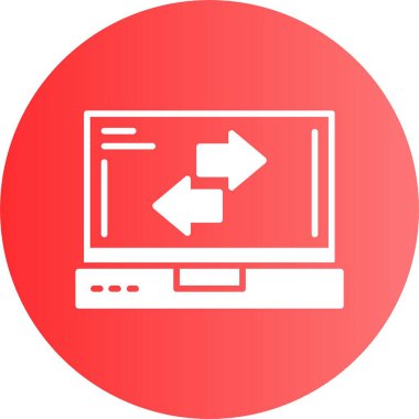 Yenile. Web simgesi basit tasarım