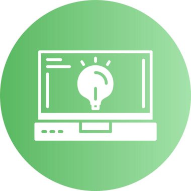 Ampul Vektör Simgesi, Beyaz Arkaplanda izole edildi. Fikir İşareti, Çözüm, Düşünme Kavramı. Elektrik Lambası Işığı. Elektrik, Parlak